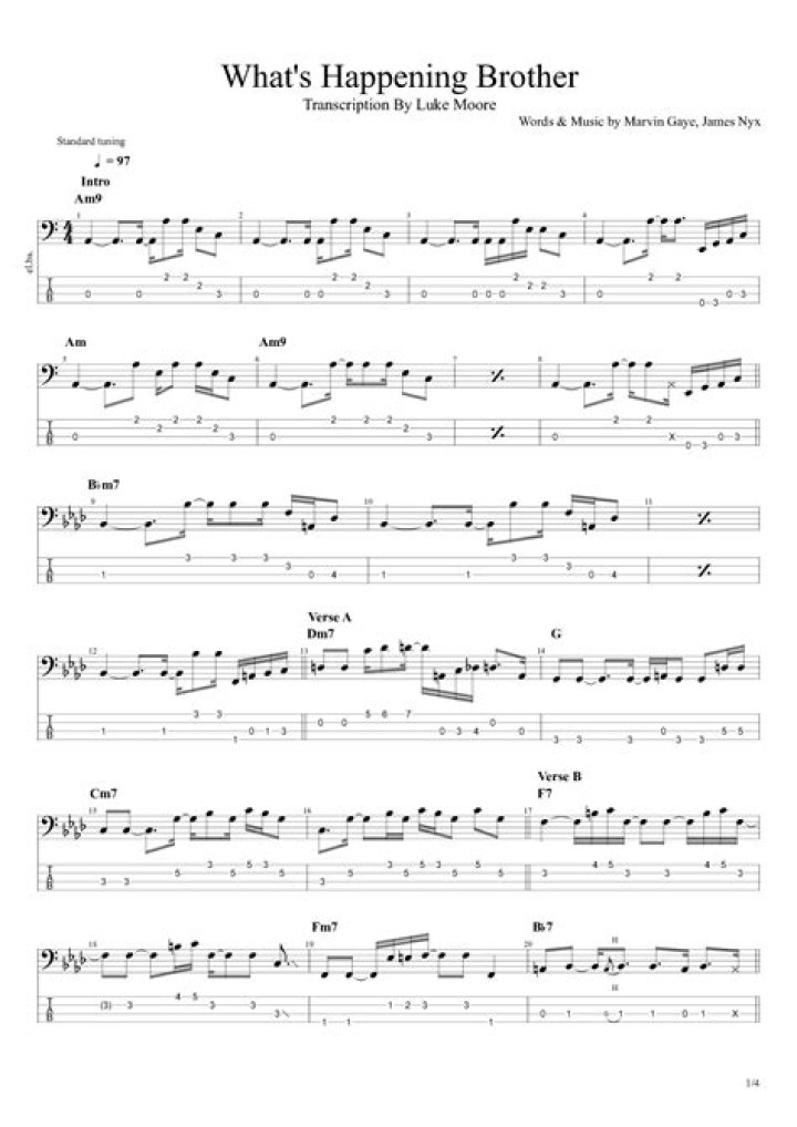 Lyrics & Translations of What's Happening Brother by Marvin Gaye