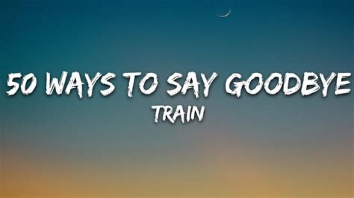 Lyrics & Translations of When To Say Goodbye by Gone West