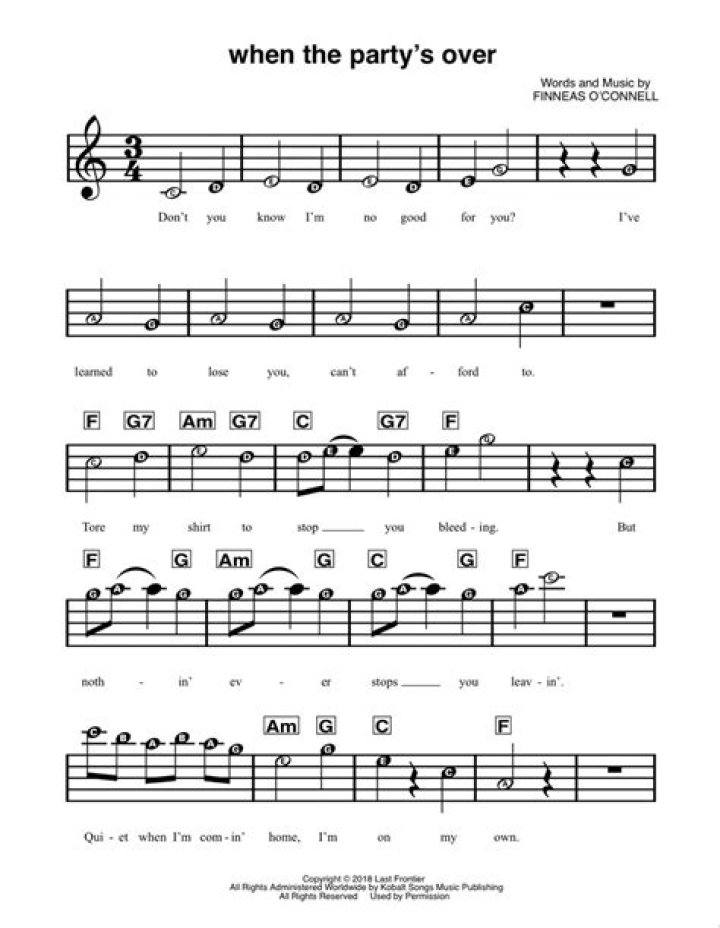 Music When The Party's Over