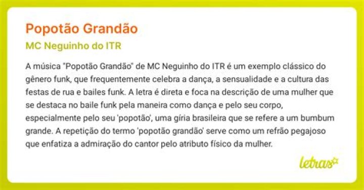 Popotão Grandão 
