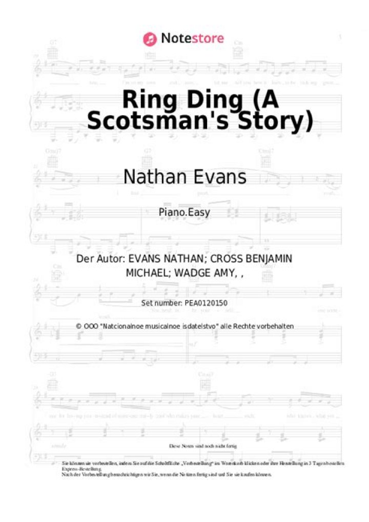 Ring Ding (A Scotsman's Story) 