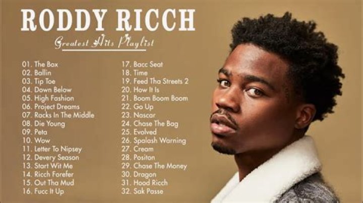 Roddy Ricch's Most Popular Songs