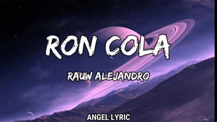 Ron Cola by Rauw Alejandro from Puerto Rico