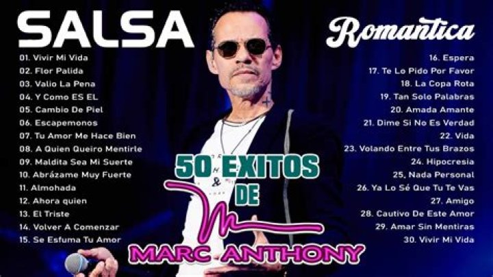 Salsa Songs Marc Anthony | Popnable