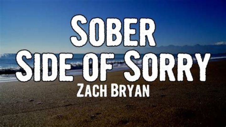 Sober Side Of Sorry by Zach Bryan from USA