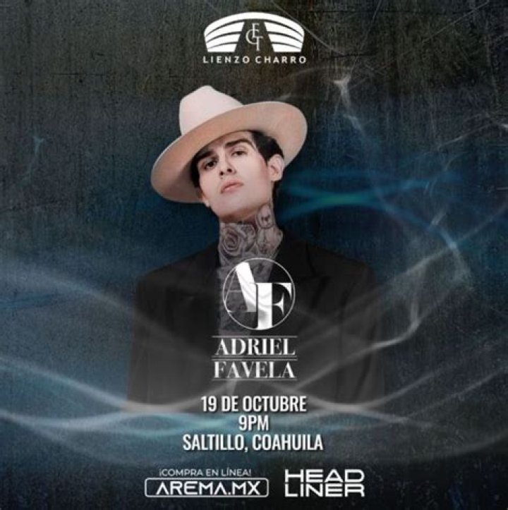 Songs released by Adriel Favela from Mexico