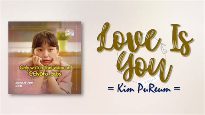 Songs released by Kim Pureum from South Korea