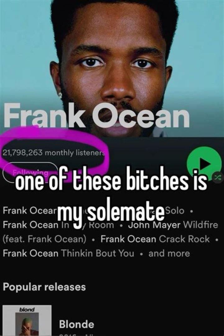Songs Where Frank Ocean Raps