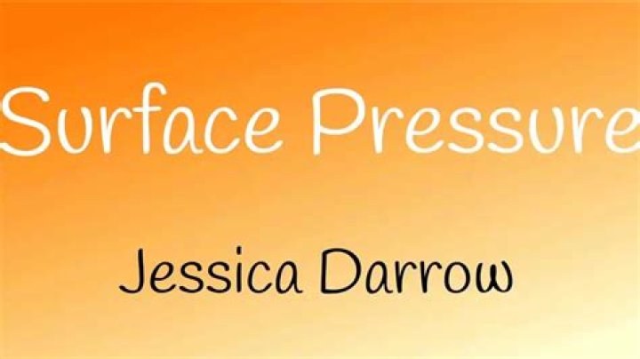 Surface Pressure by Jessica Darrow in Top 100 Songs Chart (daily top chart)